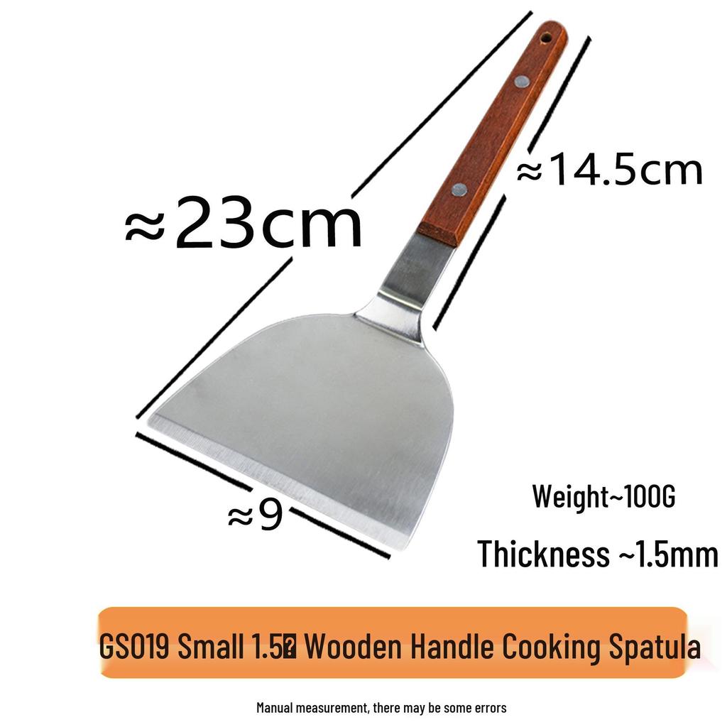 Thickened Teppanyaki Steak Spatula with Plastic Handle - Versatile Cooking and Baking Tool