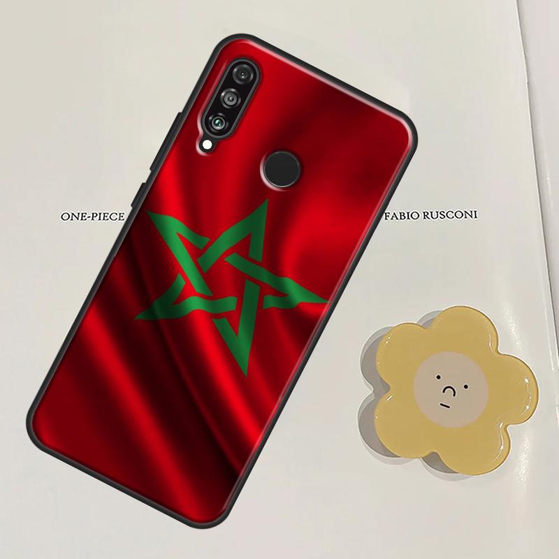 Morocco Moroccan Flag For Huawei Nova Y60 Y70 Y90 Y61 Y91 3i 7i 8i 11i Nova 11 9 10 SE P20 P40 Lite P30 Pro Case