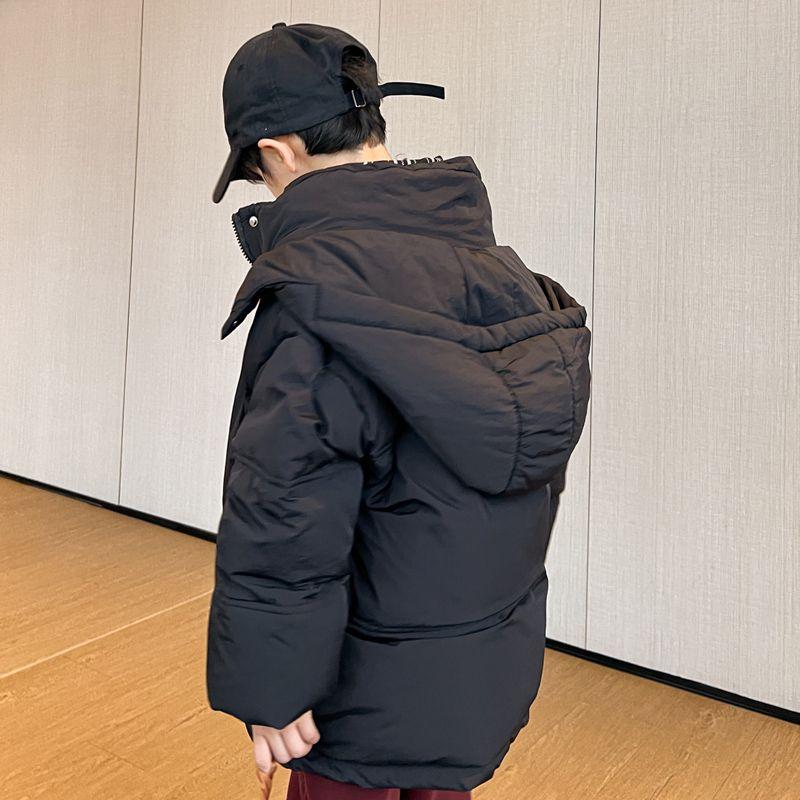 Children's Down-Fiber Jacket, Winter Boys' Casual, Two-Piece-Style Jacket