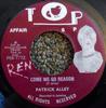 7inch Record PATRICK ALLEY  Come We Go Reason PEB7772 Top Affair S P US Reggae Ska  Dub Used