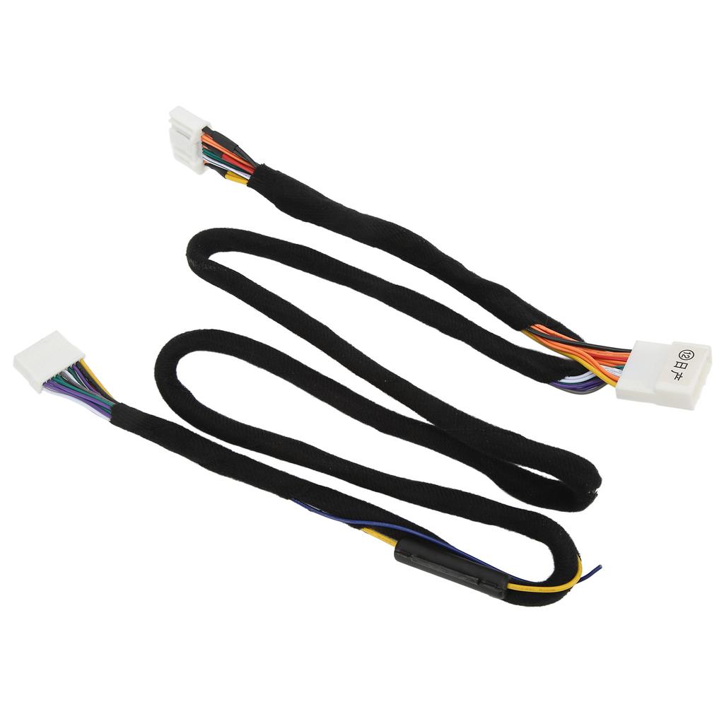 Kabelový svazek pro auto DSP zesilovač 12V 15A, stereo kabel pro rádio, stabilní přenos dat, náhrada
