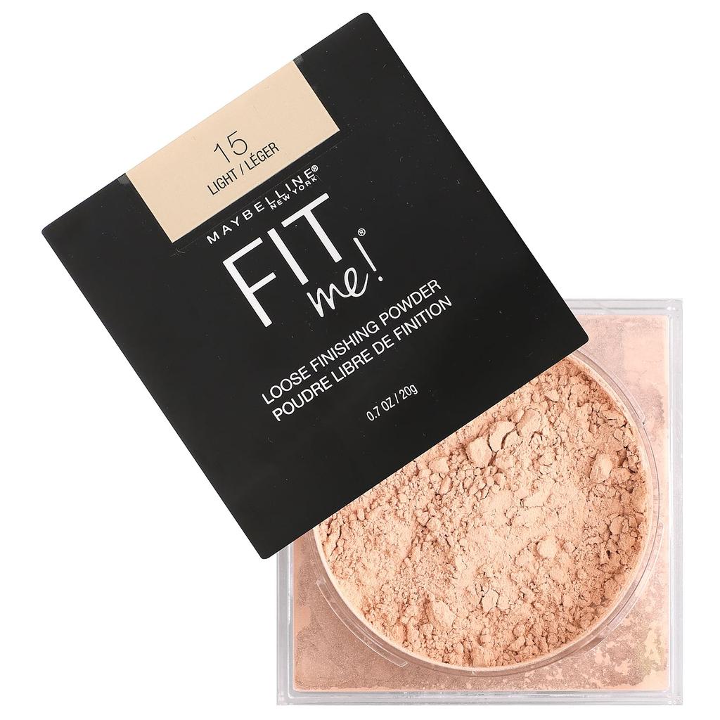 Fit Me, Loose Finishing Powder, 15 Light, 0.7Oz(20G)