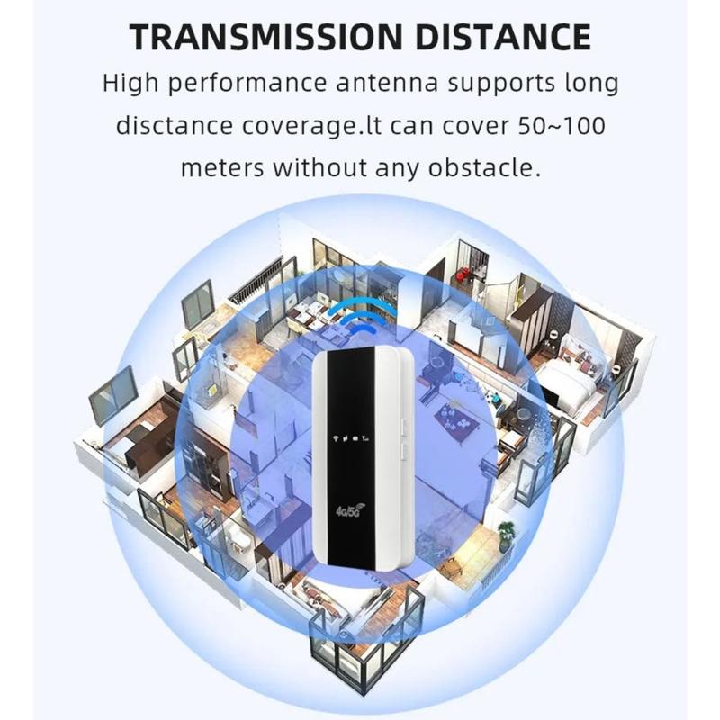 Global 4G Mobile Hotspots Routers For Americas Coverage Wireless Networking Extended Battery Lifes Multiple User Support
