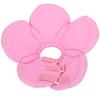 Flower Shape Dog Protective Collar Adjustable Pet Soft Wound Recovery Neck CollarPink M