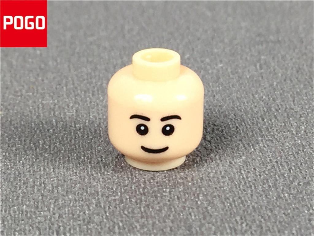 10pcs/lot MOC Bricks Male and Female Figure Head Face Expression DIY Compatible Mini Dolls Building Blocks Toys for Kids Gifts