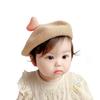 Solid Color Windproof Newborn Cotton Toddler Painter Hat Pumpkin Cap Infant Beanie Hat Baby Hat