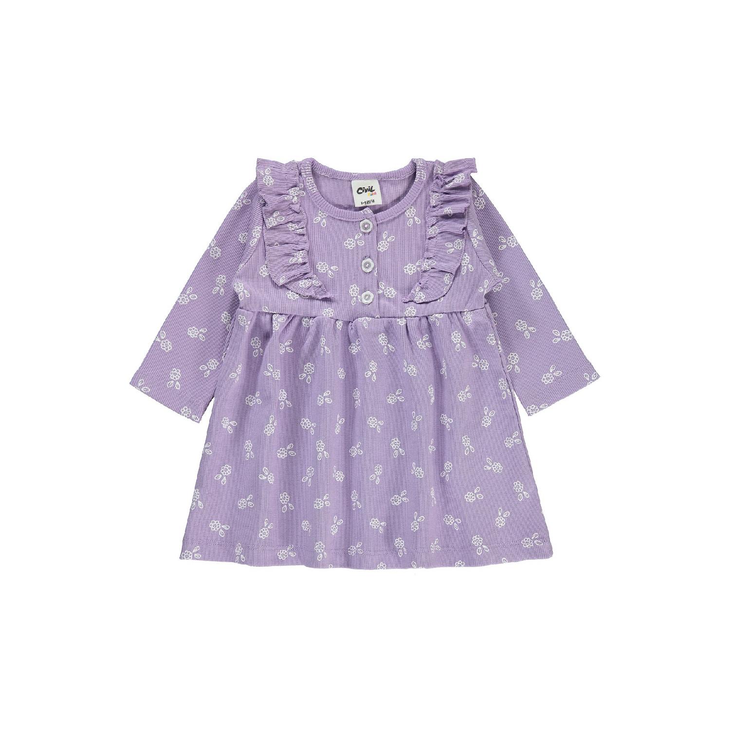 

Детское Платье 6-18 Месяцев Сиреневое