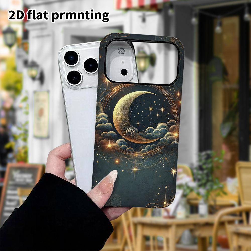 Phone Case: 2D flat design suitable for iPhone 18, 17, 16, 15, 14, 13 Pro film protective case, couple style, dark zodiac, Christmas and Halloween gif