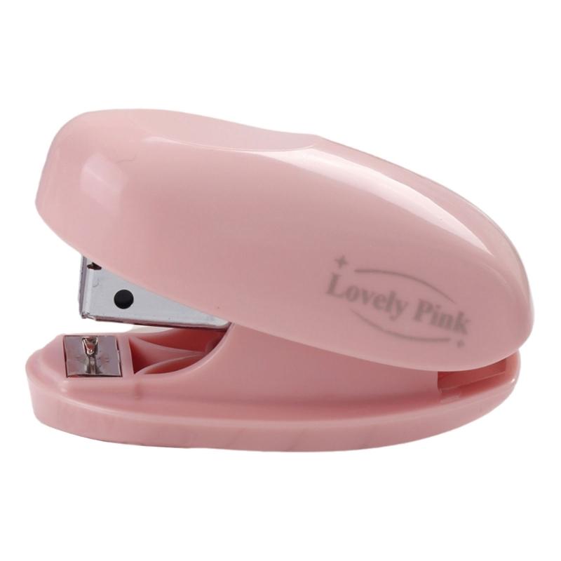 Small Stapler Colorful Paper Binding Stapler Machine Fashion Stapler Stationery School Office Binding Paper Stapler