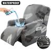 Stretch Recliner Chair Covers 4-Pieces for Reclining Chair Non Slip Recliner Cover Soft Fabric with Elastic Bottom for Kids Pets
