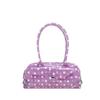 Cute Transparent Jelly Tote Bag Polka Dot Large Capacity Shoulder Bag Candy-colored Pvc Handbag Women