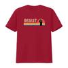 Retro Resist T Shirt Vintage Sunset Design With Fist Symbol Trendy Streetwear For Protest And Style Vintage Stretched