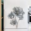 Kühlschrankaufkleber Küche Blumen-Tier-Design Abnehmbar Klebend Spülmaschinen-Aufkleber Wasserdicht Dekorative Kunst