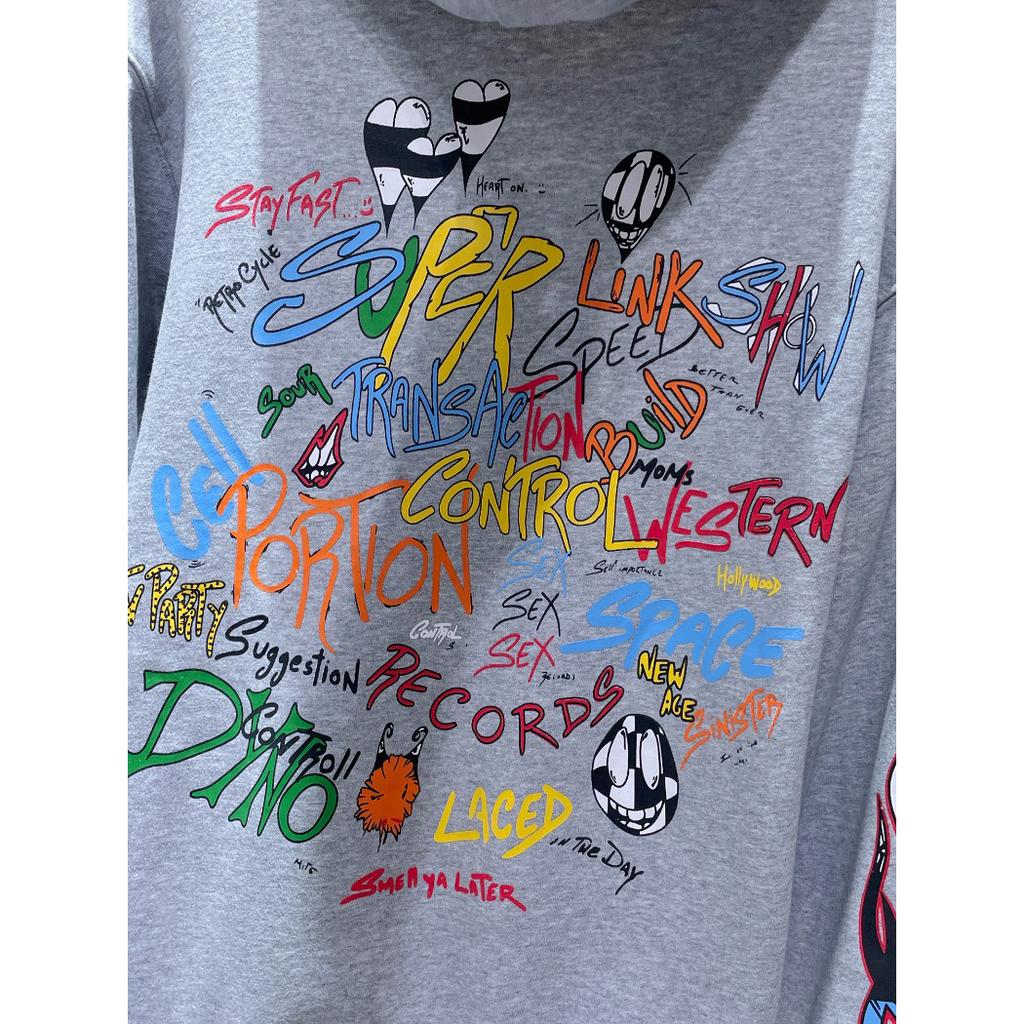 8303 CHROME HEARTS 2025 Ny Vår og Høst Pluss-størrelse Tynn Stil Klassisk Stil Logo Hettegenser for Par