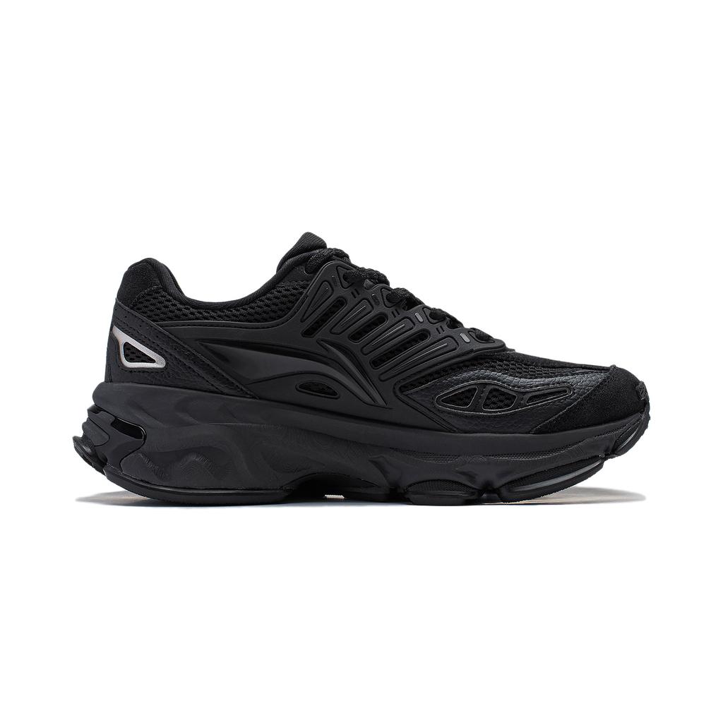 New LiNing Twenty Mountains Cushioning Anti Slip And Wear Resistant Low Top Casual Shoes Women's Phantom Black AGCT470-3