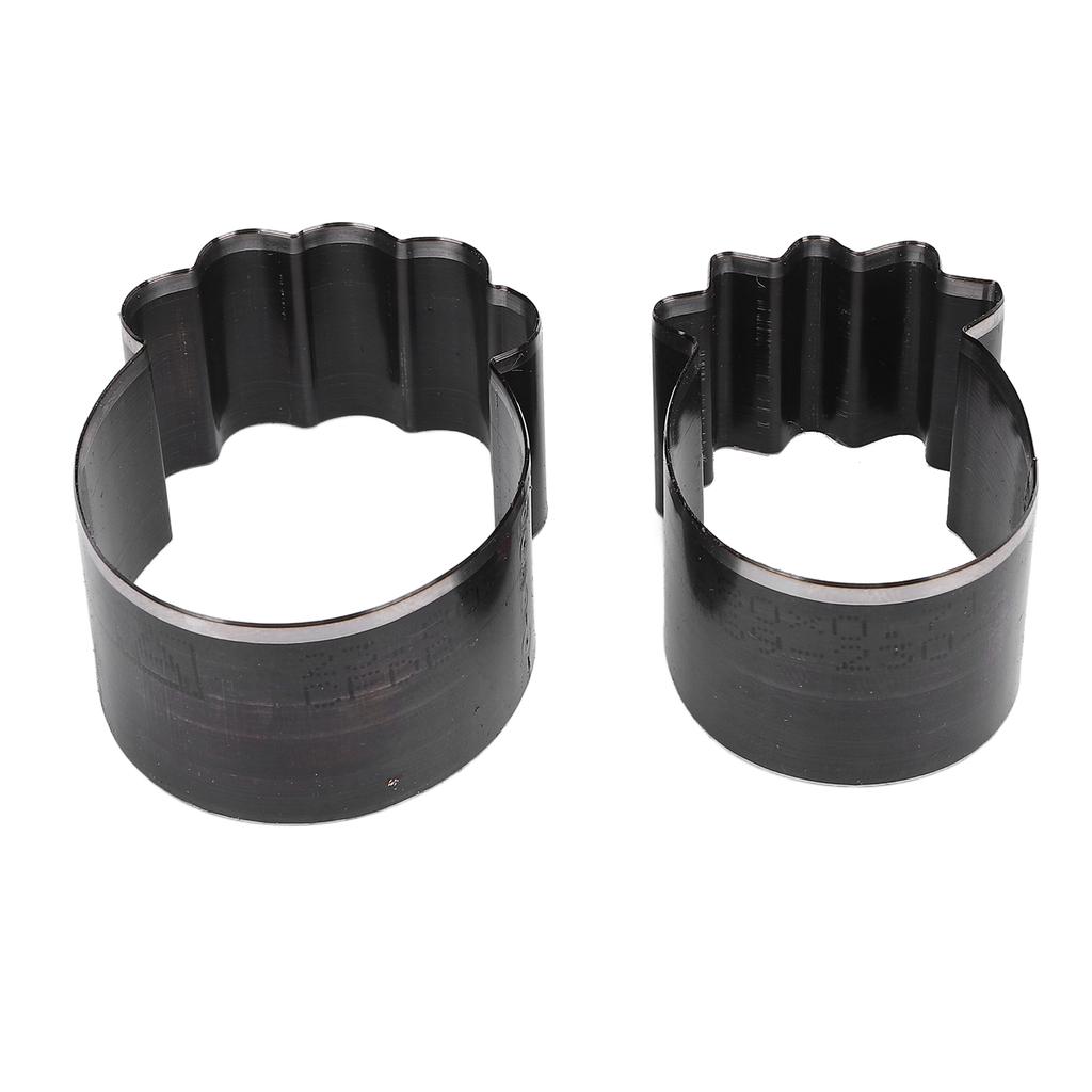 2PCS Set Leather Cutting Die 55mm 62mm Alloy Steel Leather Hollow Punch Cutter Tool