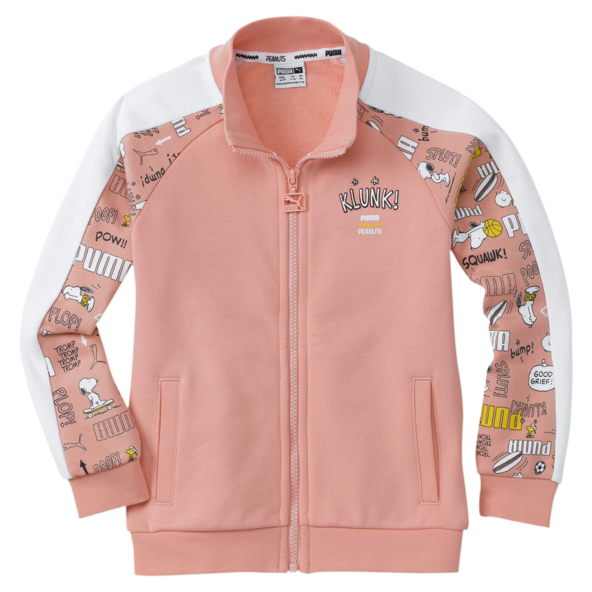 

PUMA Snoopy X T7 Track 2021 Абрикосовый румянец Япония 116 Куртка, Девочки Весна/Лето Цвет (Размер 26), (-)