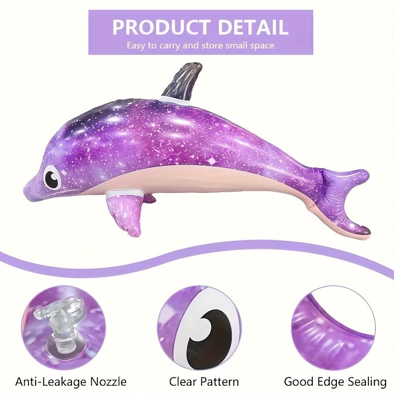 Colorful Inflatable Dolphins, Water Party Toys Dolphins, Suitable for Summer Pool, Beach Splashing Toys Pool Party Balloon Toys