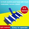 14-inch PP Material Suction Machine Equipment Portable Swimming Pool Suction Head With Brush Reinforced Suction Head