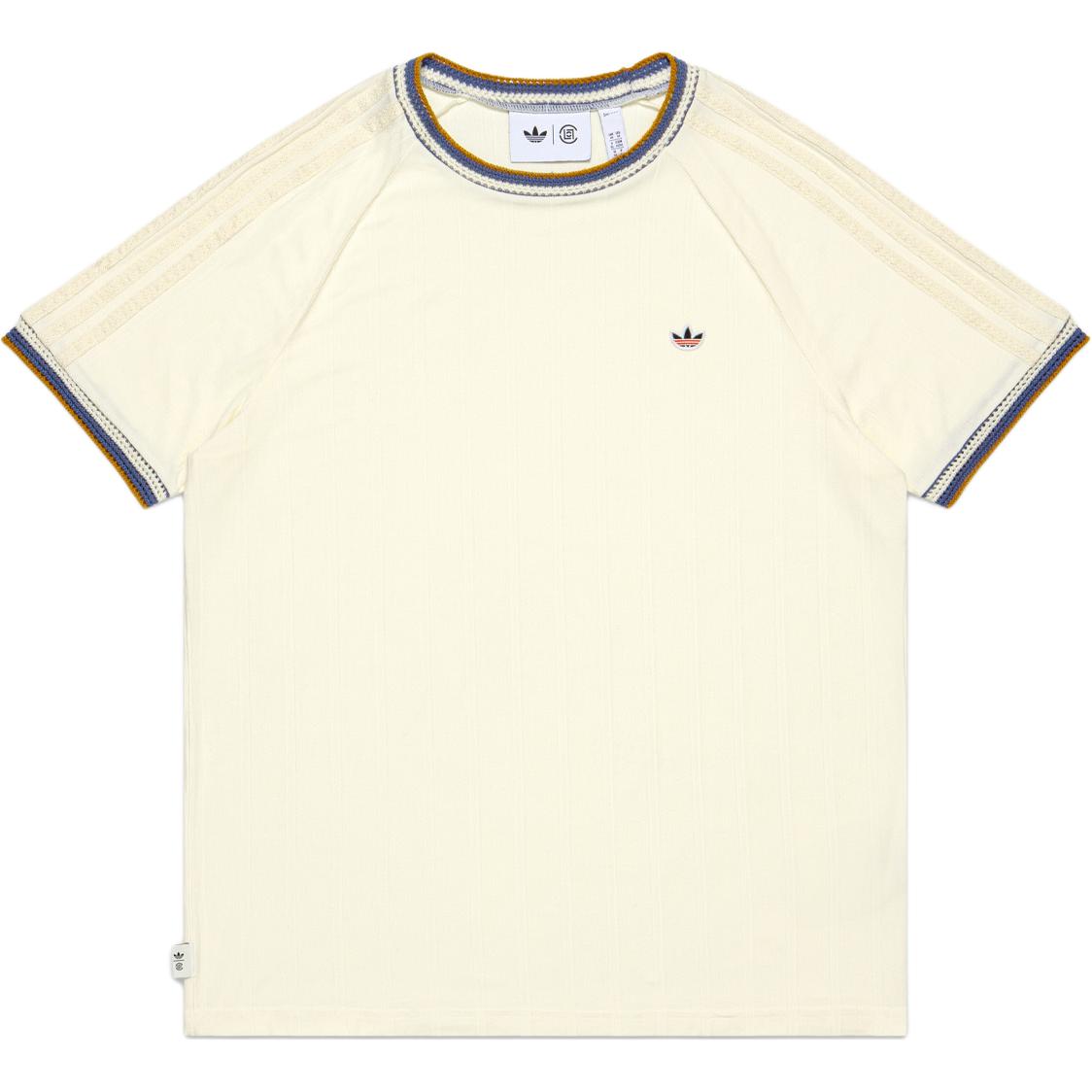

Adidas Originals x CLOT Rib Loose Fit Unisex Short Sleeve T-Shirt Cream White JN7723 2XS