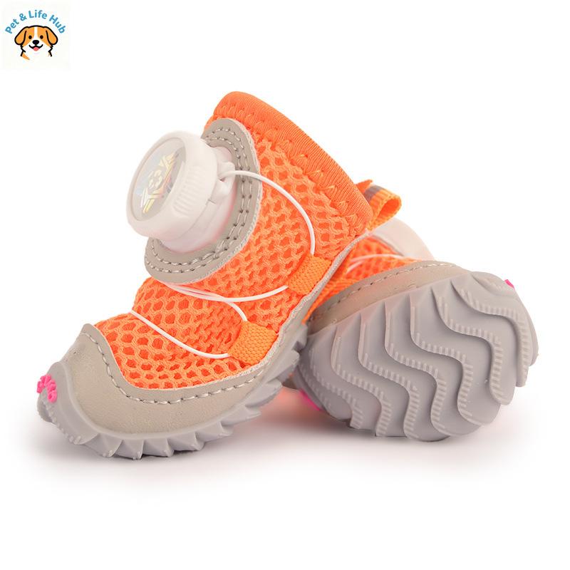 New Summer Soft Sole Dog Shoes for Small Dogs, Button Design Thin Pet Boots for Teddy Pomeranian Bichon Chihuahua