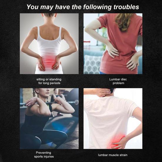 Back Brace for Men & Women, Back Support Belt for Lower Back Pain Relief, Adjustable Lumbar Support Waist Brace for Sciatica, Scoliosis, Herniated