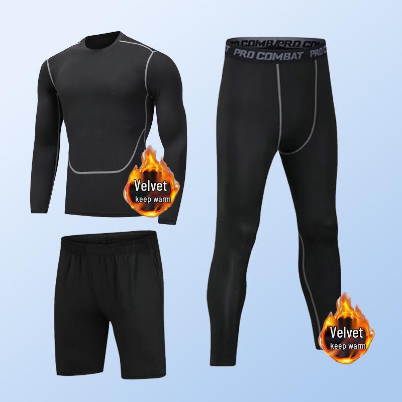 Men's Quick-Dry Sports Training Suit: Casual Fitness Running Set