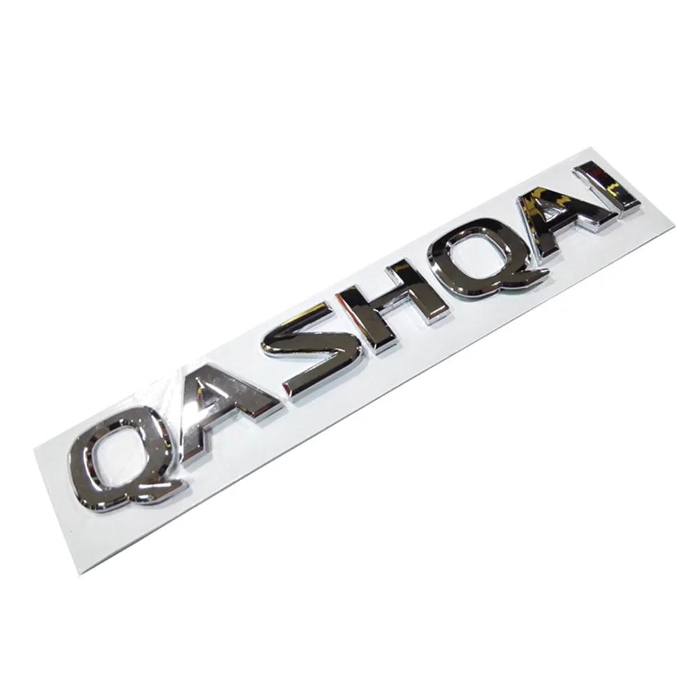 ACY1 Auto Heckklappe Buchstaben Emblem Abzeichen Logo Aufkleber Decal Auto Zubehör für Nissan X-Trail Xtrail T30 T31 T32 QASHQAI J10 J11 J12