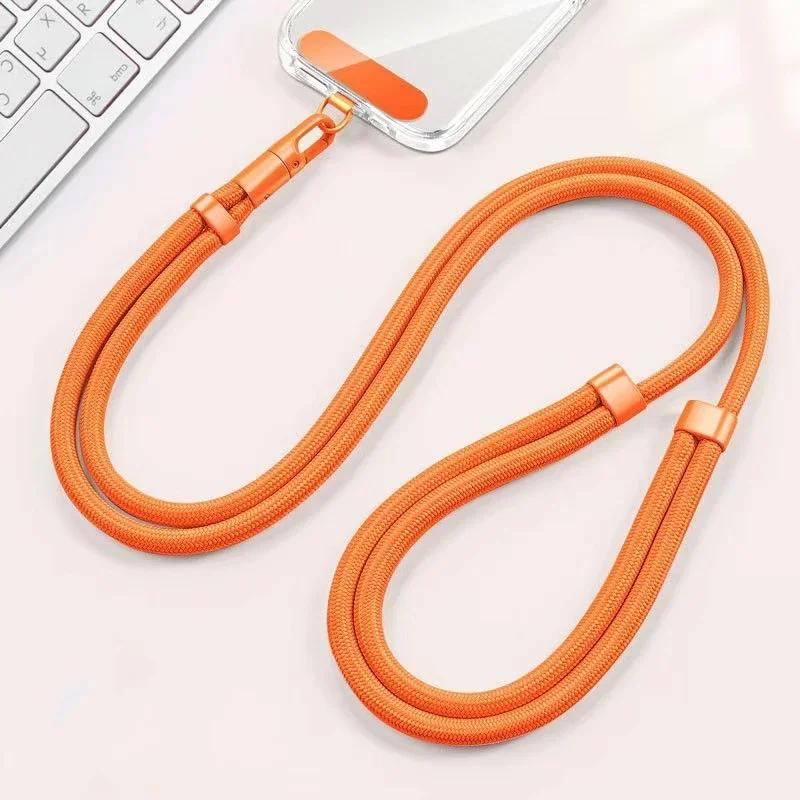 Cordón Ajustable para Teléfono Móvil Cordón Cruzado para Teléfono Cordón para Cuello con Parche para iPhone Cordón Colgante para Teléfono Móvil