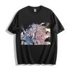 Choujikuu Kaguya-hime Trio Hug T-Shirt - Group Embrace Design Unisex Tee