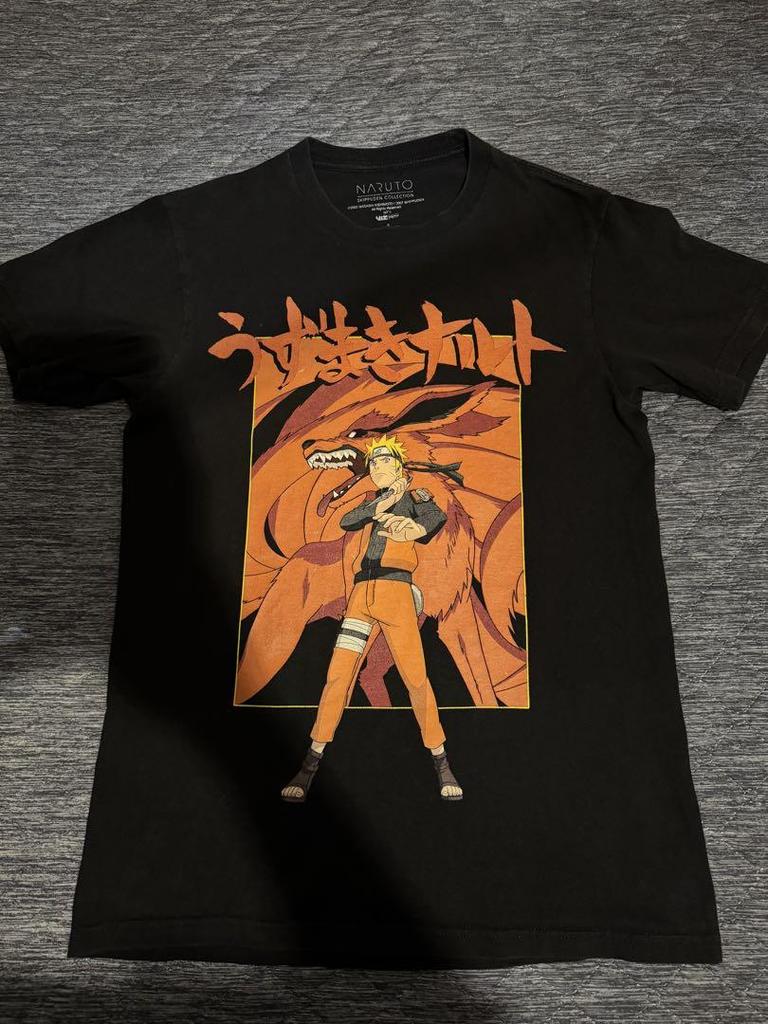 [USED] NARUTO T-shirt anime Sasuke back print vintage used clothing