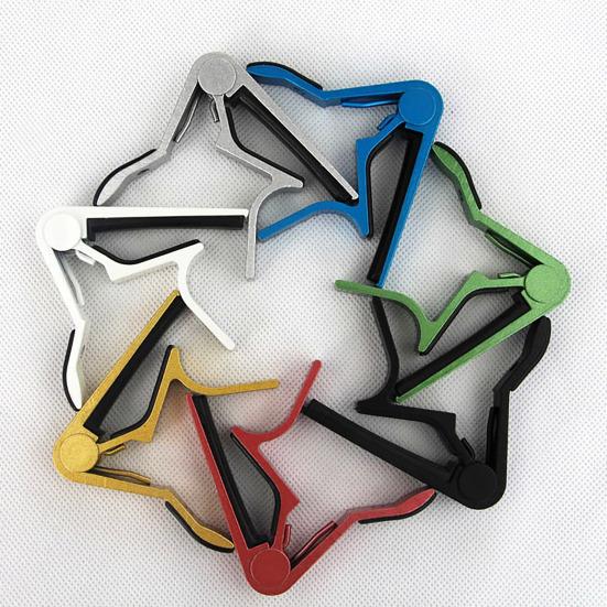 Metal Guitar Capo Heavy Duty Universal Ukulele Acoustic Classical Folk Electric Guitar Tuner Clip Music Instruments Tools Guitar Accessories