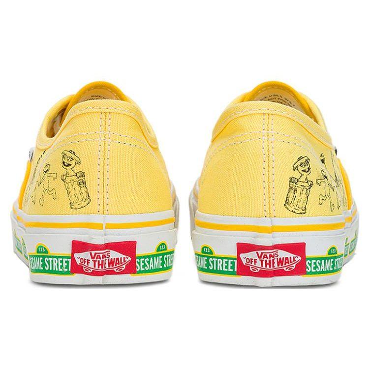 Sesame Street X Vans Authentic Sesame Street Family Unisex Sneakers Yellow VN0009PVYLW