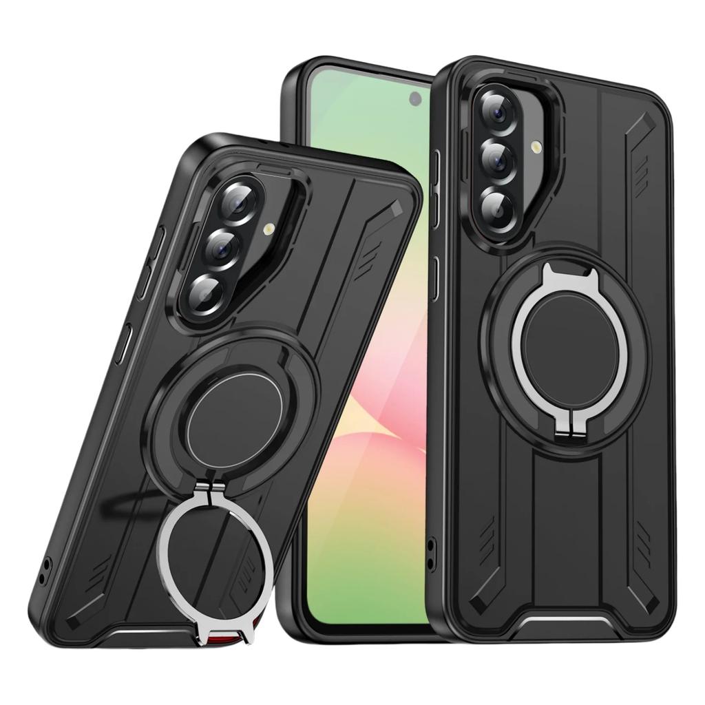 Shockproof Ring Stand Hard Strong Case for Samsung Galaxy S25 Plus Edge S24 Ultra S23 FE Plus