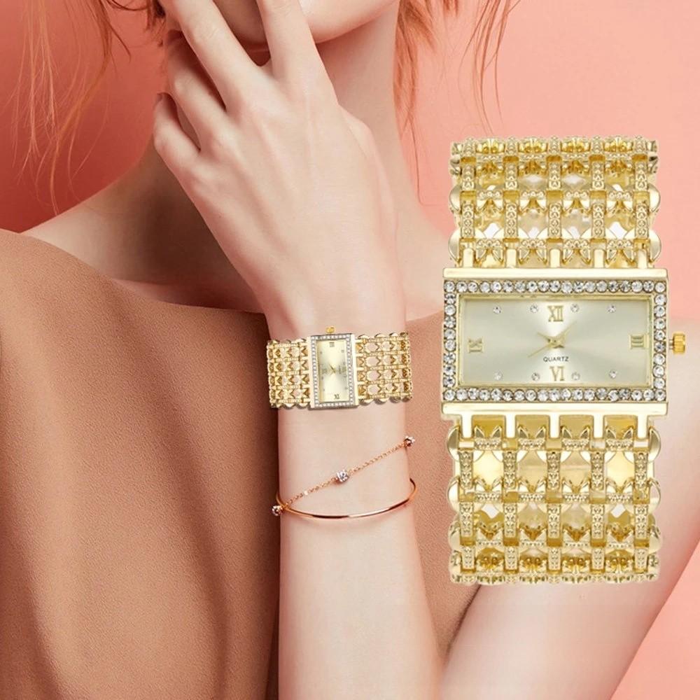 Ladies Fashion Quartz Watch With Alloy Band For Casual Daily Wear