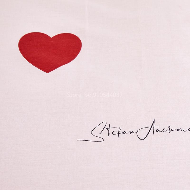 Love Pattern Cotton Duvet Cover Spring Autumn Quilt Cover Single Double Twin Full Queen King Comforter Blanket Case Textile 1pc