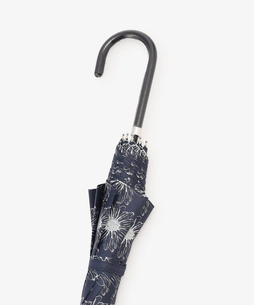 Afternoon Tea Living JL50 Parasol with UV Protection and Light Blocking Margaret Lightweight Long Umbrella for Sun and Navy [Made 100% Fabric] Rain,