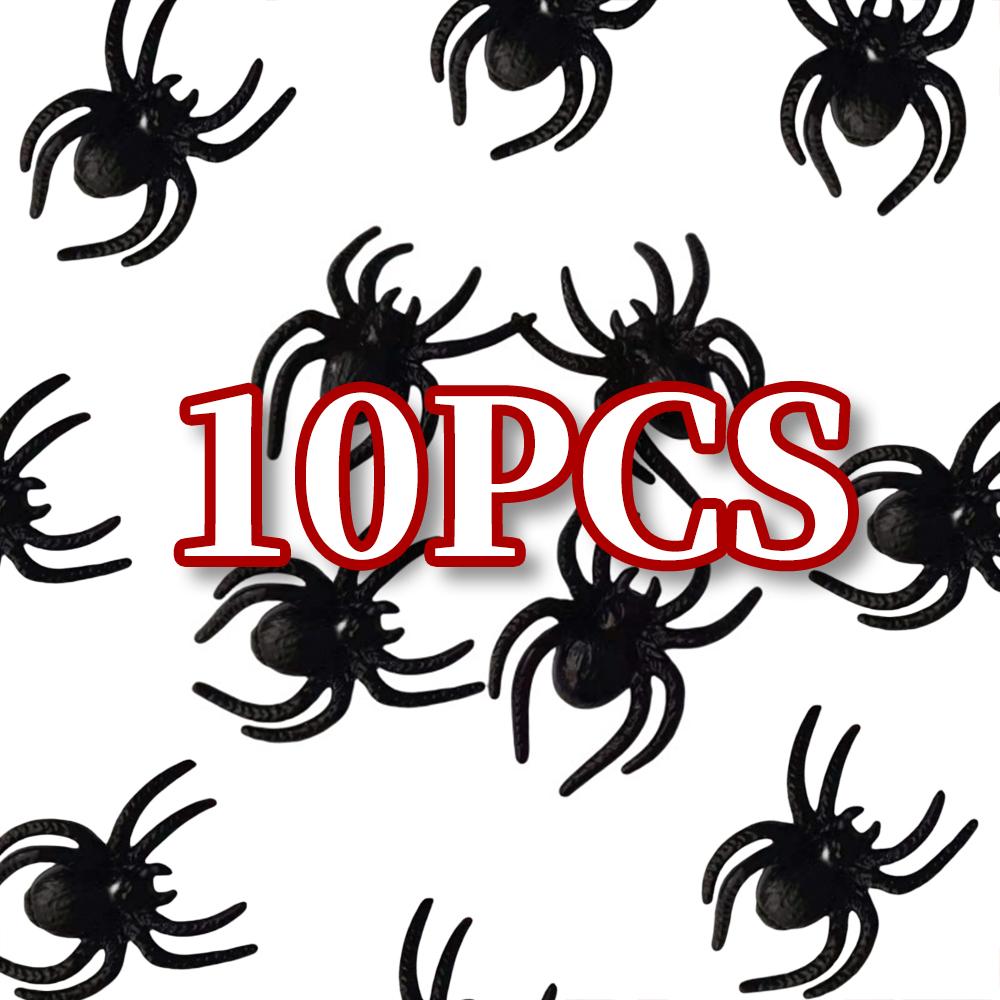 11-11pc Halloween Simulation Bug Spider Centipede Scorpion Bat Funny Fake Cockroach Toy Party Supplies DIY Party Decor Props