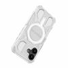 BIBERCAS J-16 Transparent Series For iPhone 17 Case Compatible with MagSafe TPU+PC Phone Cover