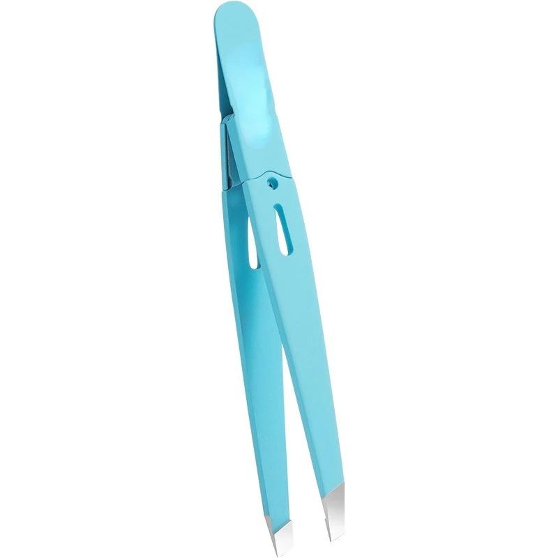 

Wholesale Eyebrow Tweezer Colorful Hair Puller Beauty Fine Hairs Slanted Eye Brow Clips Stainless Steel Removal Makeup Tools