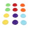 Reptile Water Dish, 12 Pieces Colorful Plastic Feeder Small Food Bowl 1.3 Inch for Bearded Dragon Leopard     Crab Dubia