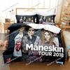 3D Printed Maneskin Bedding Set Pillowcase Duvet Cover Double Twin Full Queen King Adult Boys Bedclothes Quilt Cover Luxury Gift