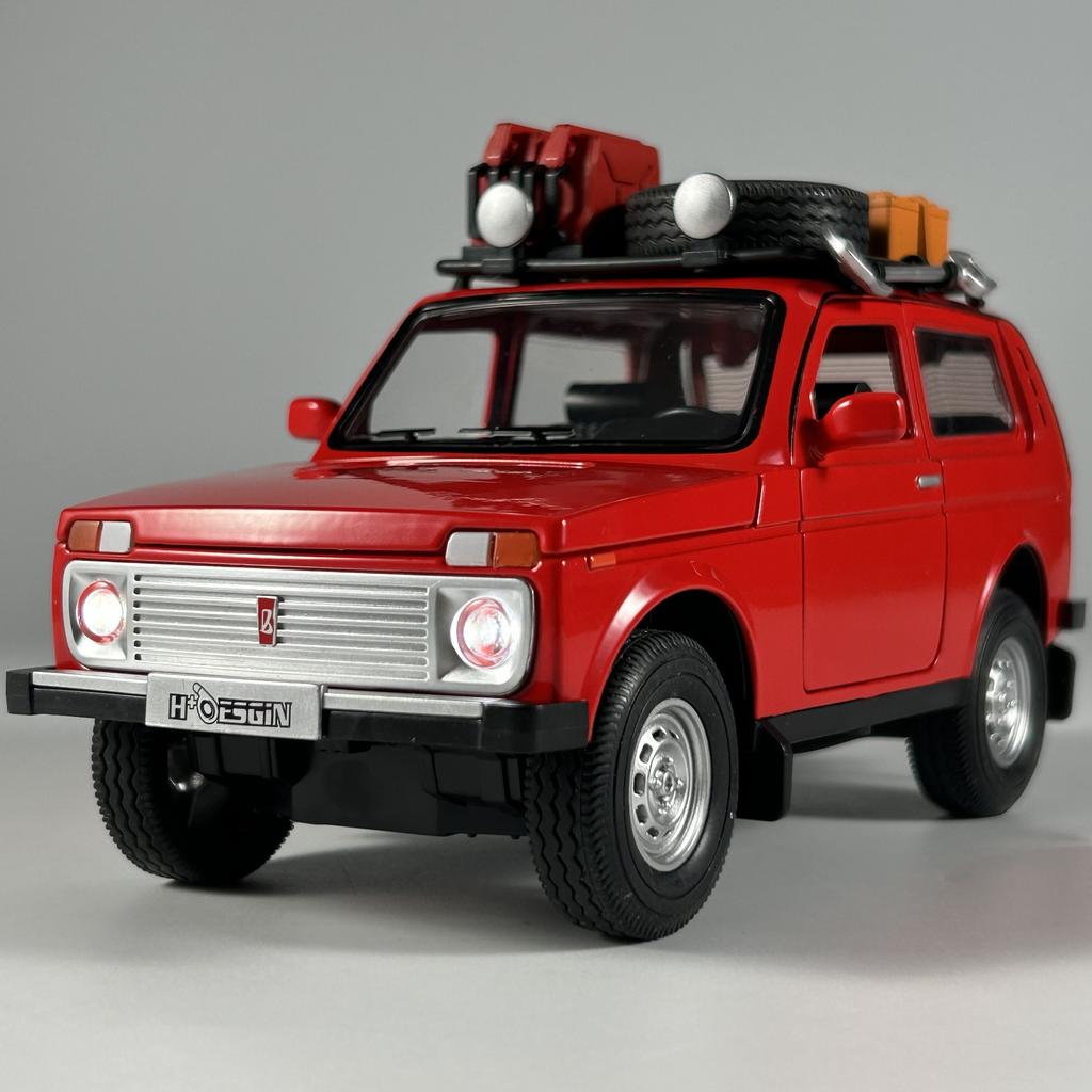 1:24 ruských LADA NIVA WILD VERSION Terénní vozidlo Slitina Kov Tlakově litý Modelový automobil Domácí dekorace & Sběratelské předměty Hobby Displej