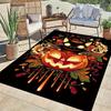 1pc Halloween Pumpkin Cat Area Rug, Slip-Resistant, Easy-Clean, Stain-Resistant, Perfect for Cozy Living Rooms, Bedrooms, Kitchens, Offices,