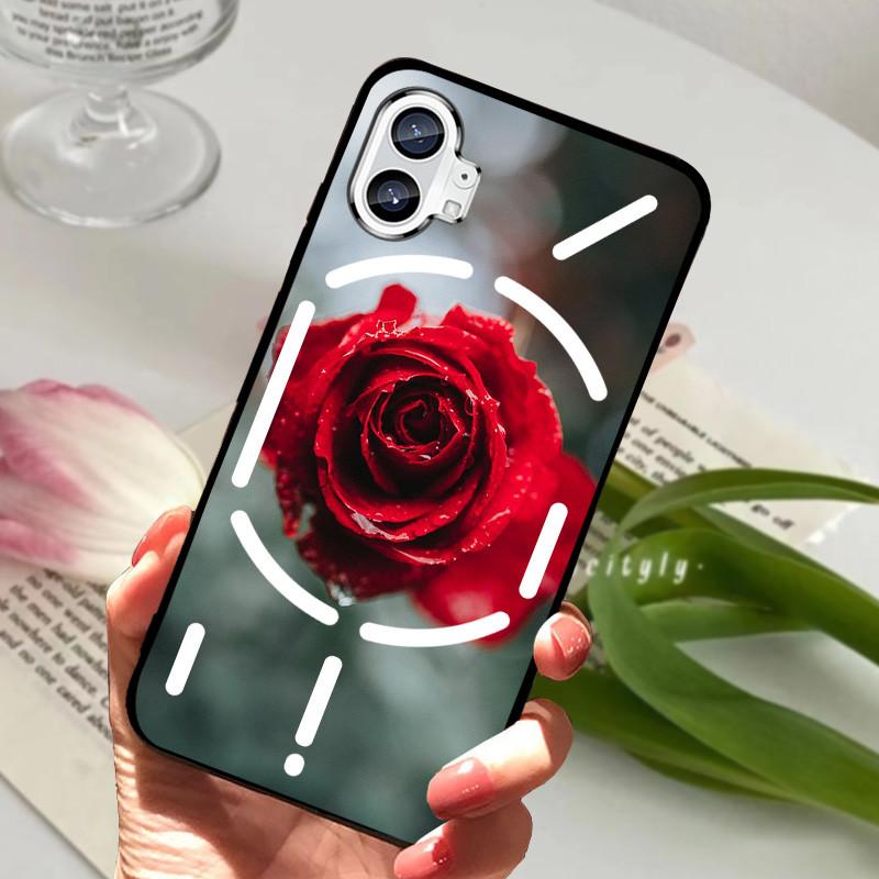 Hülle Für Nothing Phone 1 Hülle Stoßfest Schwarzer Bumper Rückseite Handyhülle Für Nothing Phone 2 Eins zwei Hülle Funda Nothingphone2