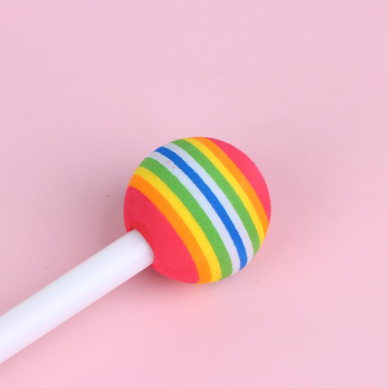 6 Zoll 8 Zoll 10 Zoll Lutscher Handtrommel Schlaginstrumente Bunte Tanz Requisiten Säuglings Musikspielzeug Lehrmittel