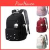 Lightweight Large Capacity School Backpack For Girls Stylish Casual Design For 3-6 Grades
