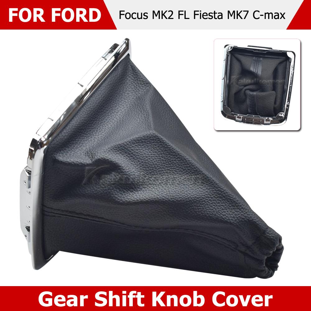 

Для Ford Focus 2 3 MK2 MK3 Fiesta Ecosport C-Max Kuga S-max 5/6-ступенчатая ручка рычага переключения передач набалдашник манжета чехол из кожи