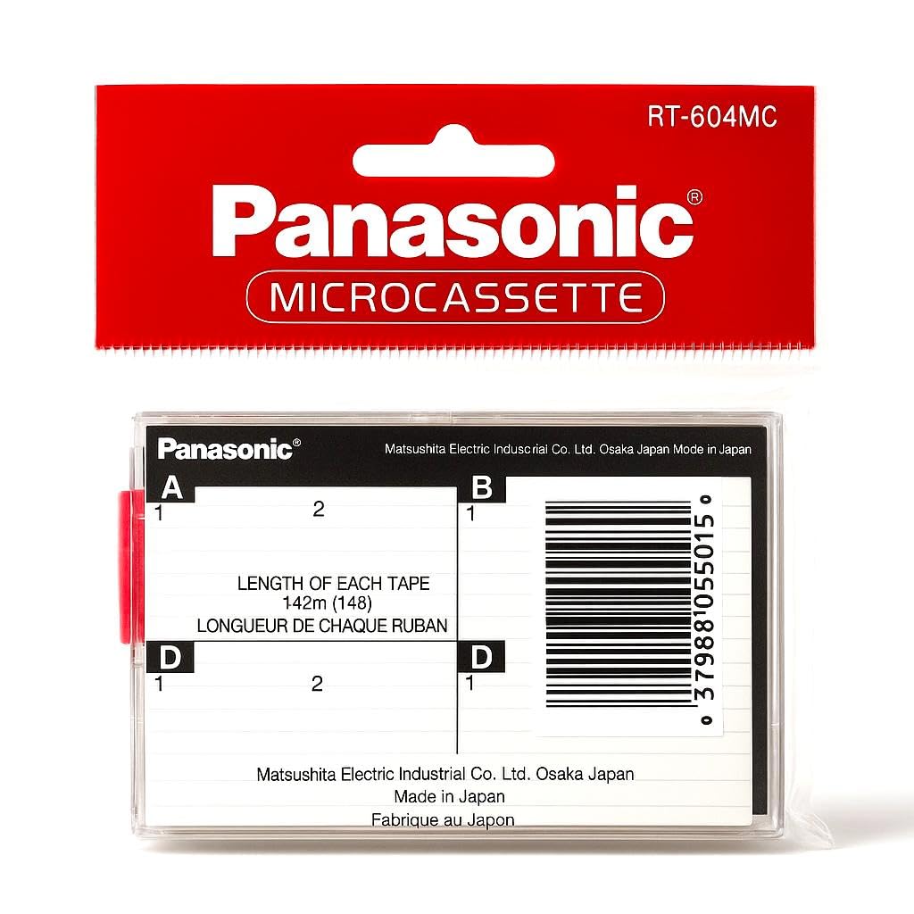 Panasonic Microcassette MC-60 4-Pack