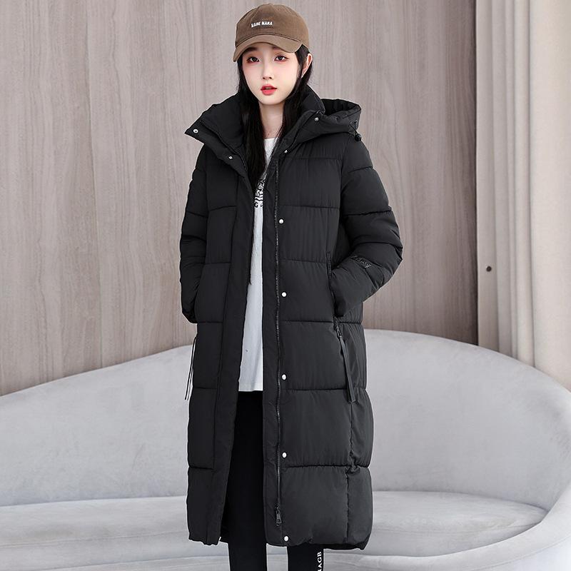 Korean Version of Cotton-padded Jacket Loose Cotton-padded Jacket for Men and Women Thickened Medium and Long Cotton-padded Jacket